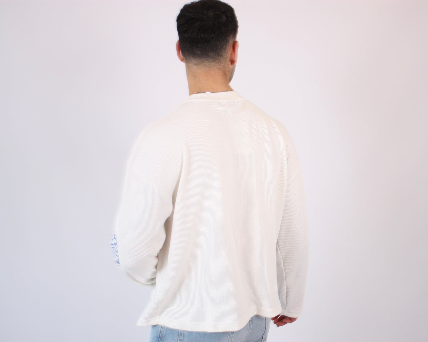 'The Great Wave' Long Sleeve Waffle Tee